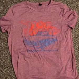 Vintage Graphic T-Shirt in Purple and Red